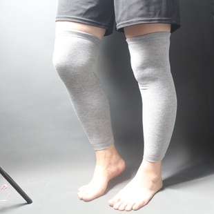 外贸出口单护膝盖护套保暖睡觉棉混夏季 空调房老寒腿小腿袜套女款