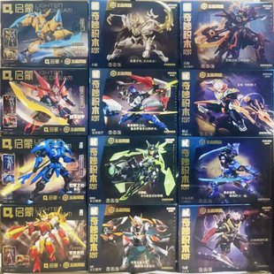 启蒙王者荣耀积木孙悟空奇妙手办孙策机甲模型拼装男孩潮玩具人仔