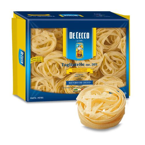 意大利进口 dececco得科233#阔身卷面 意面卷面宽面500g