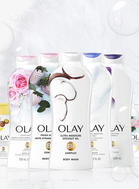 美国OLAY玉兰油烟酰胺超保湿沐浴露650ml  89ml 多规格装