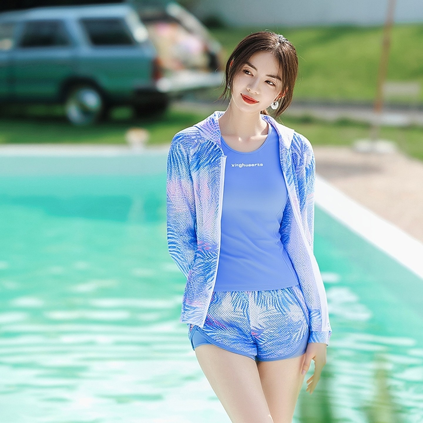 分体泳衣女三件套2026新款高级感防晒大码胖mm保守绝美成人泡温泉