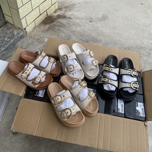 配裙子勃肯拖鞋女夏外穿2025新款女鞋子网红百搭超火沙滩罗马凉拖
