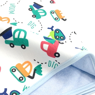 幼儿园隔尿垫双面防水纯棉透气竹纤维毛圈可机洗婴儿可用备孕包选