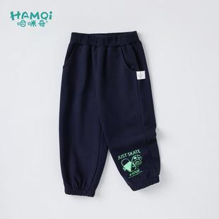 中小童百搭束脚长裤 男童裤 儿童宝宝纯棉休闲裤 童装 子2025春秋新款