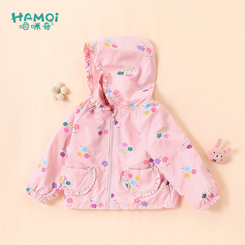 外套哈咪奇女童小童开衫连帽