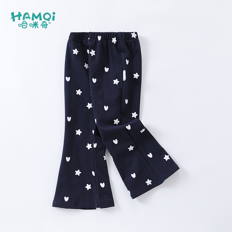 2025秋装新款纯棉微喇叭休闲裤