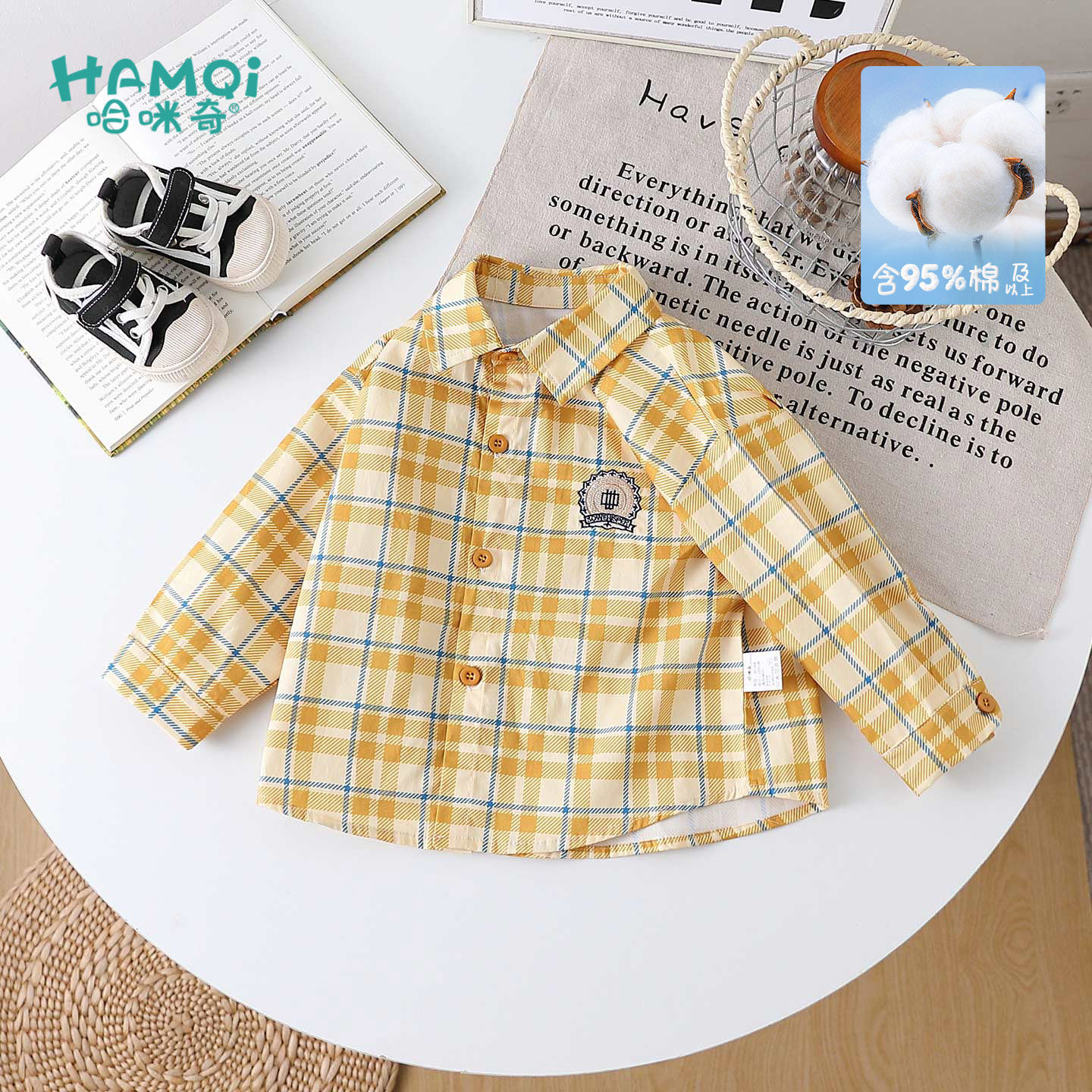 男童衬衫春秋季新款童装小儿童纯棉格子长袖衬衣打底衫宝宝上衣潮