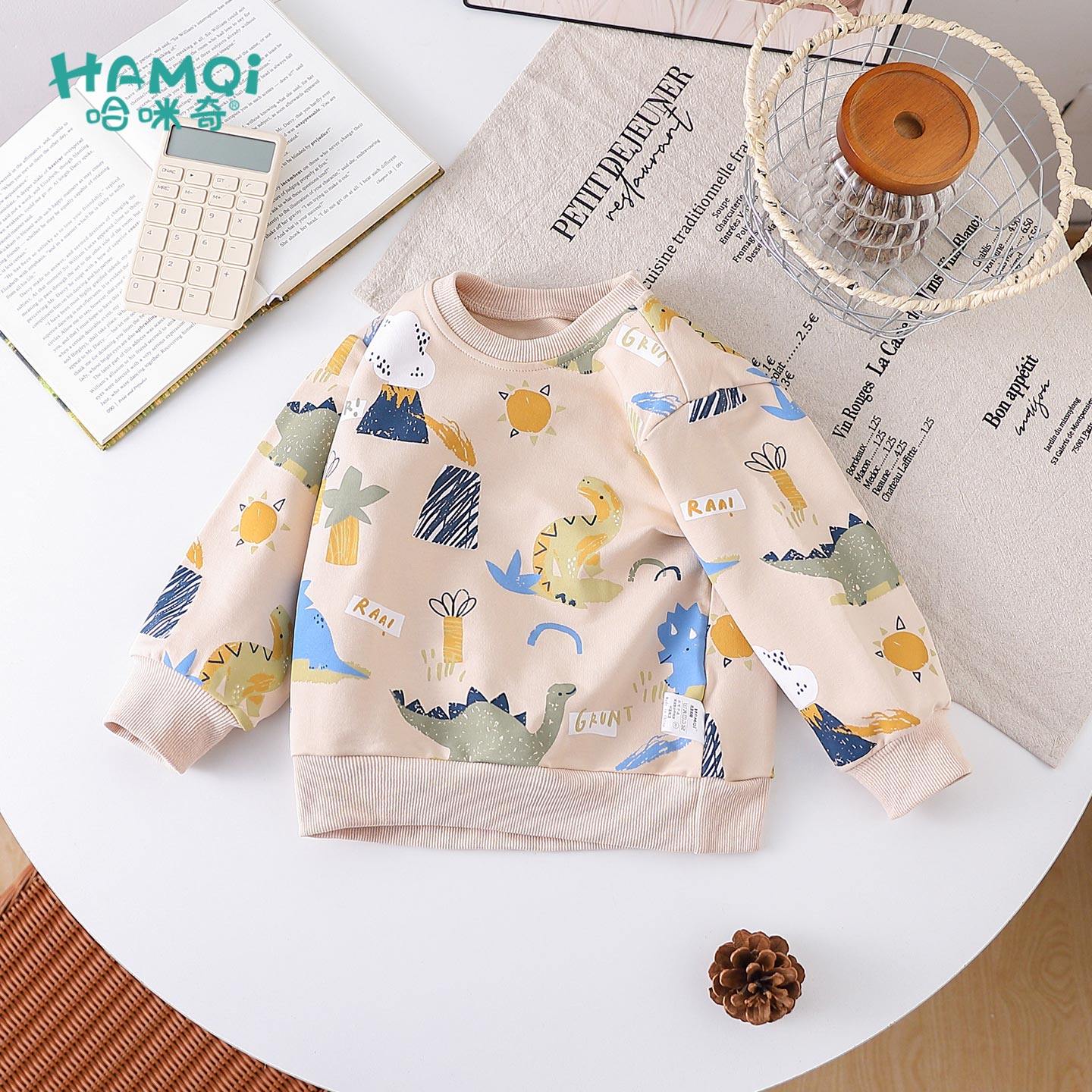 男童卫衣春秋季小儿童卡通印花上衣男孩宝宝长袖外穿衣服新款童装