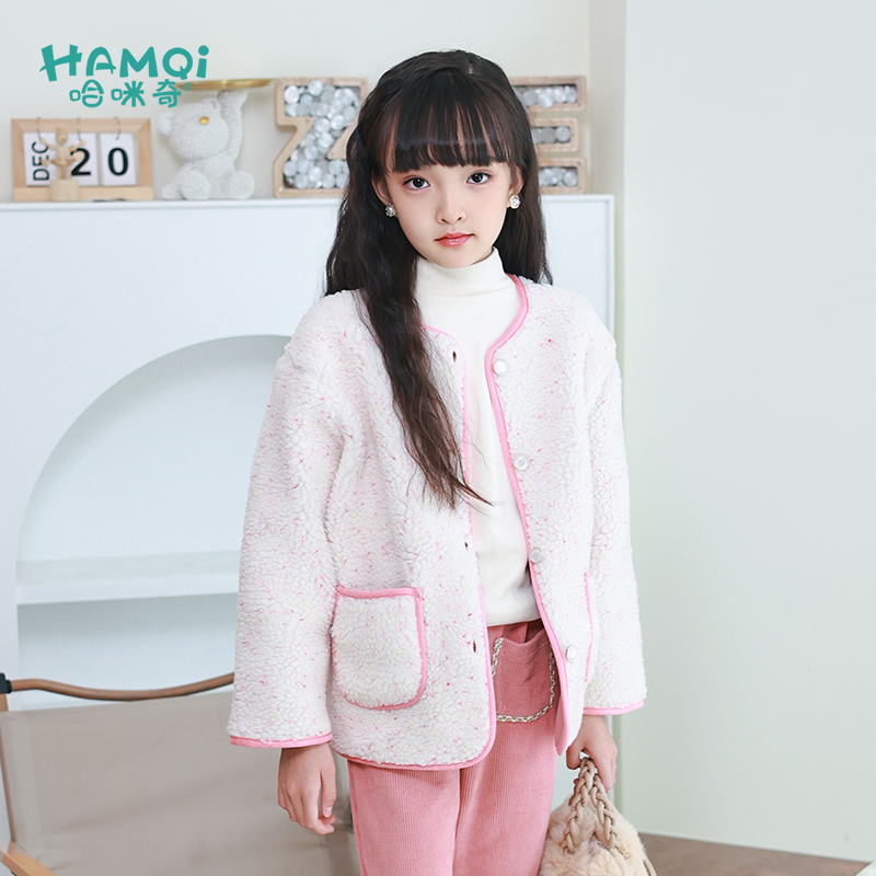 女童秋冬甜美小香风保暖外套