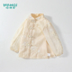 童装 新款 儿童新中式 衬衣宝宝小童洋气时尚 上衣潮 女童衬衫 长袖 秋装