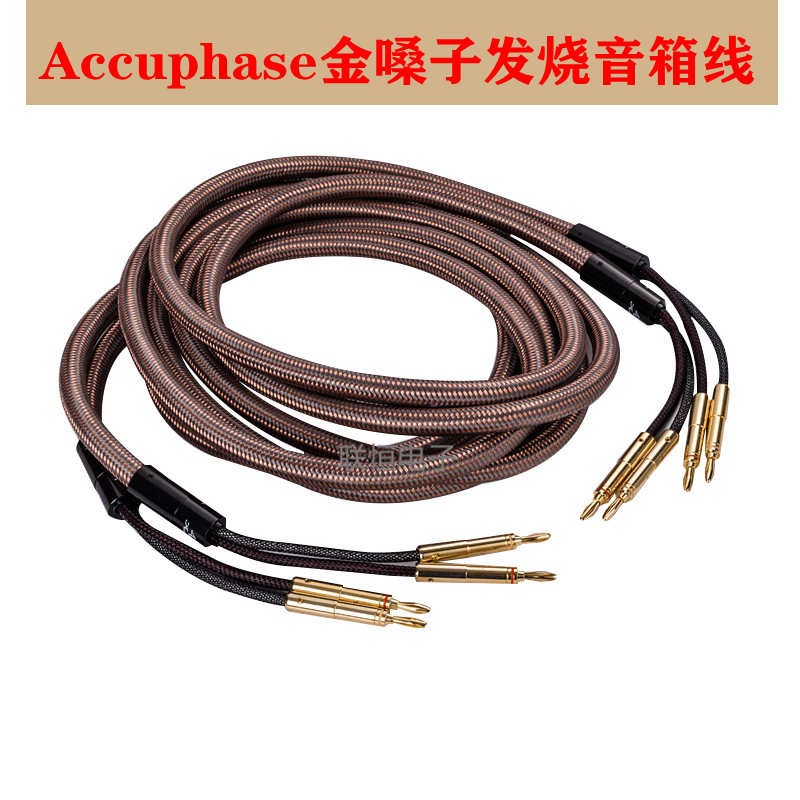 日本Accuphase金嗓子40周年 发烧级喇叭线 hifi音响线 主音箱线