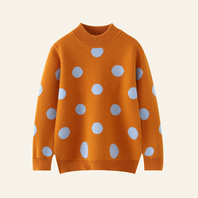 儿童纯羊毛衫儿童冬款毛衣青少年2025新款男孩小学生羊绒衫中大童