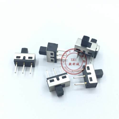 进口拨动开关 直插3脚 长12.7 宽6.7 高6.4 柄高4MM 0.5A DC60V