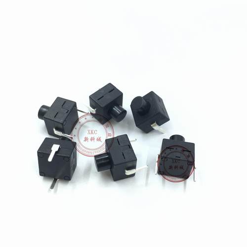 超小自锁开关2脚 一开一关 宽8.3 长8.3总 高10MM 直插 1A 30VDC