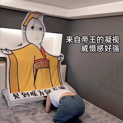 【搞怪毛毯】见到朕为何不跪龙玉涛表情包空调毯夏季午睡法兰绒单