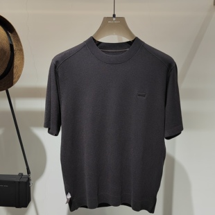 迪莱王子春季新款男士圆领短袖T欧货青年体恤时尚t男装针织衫男装