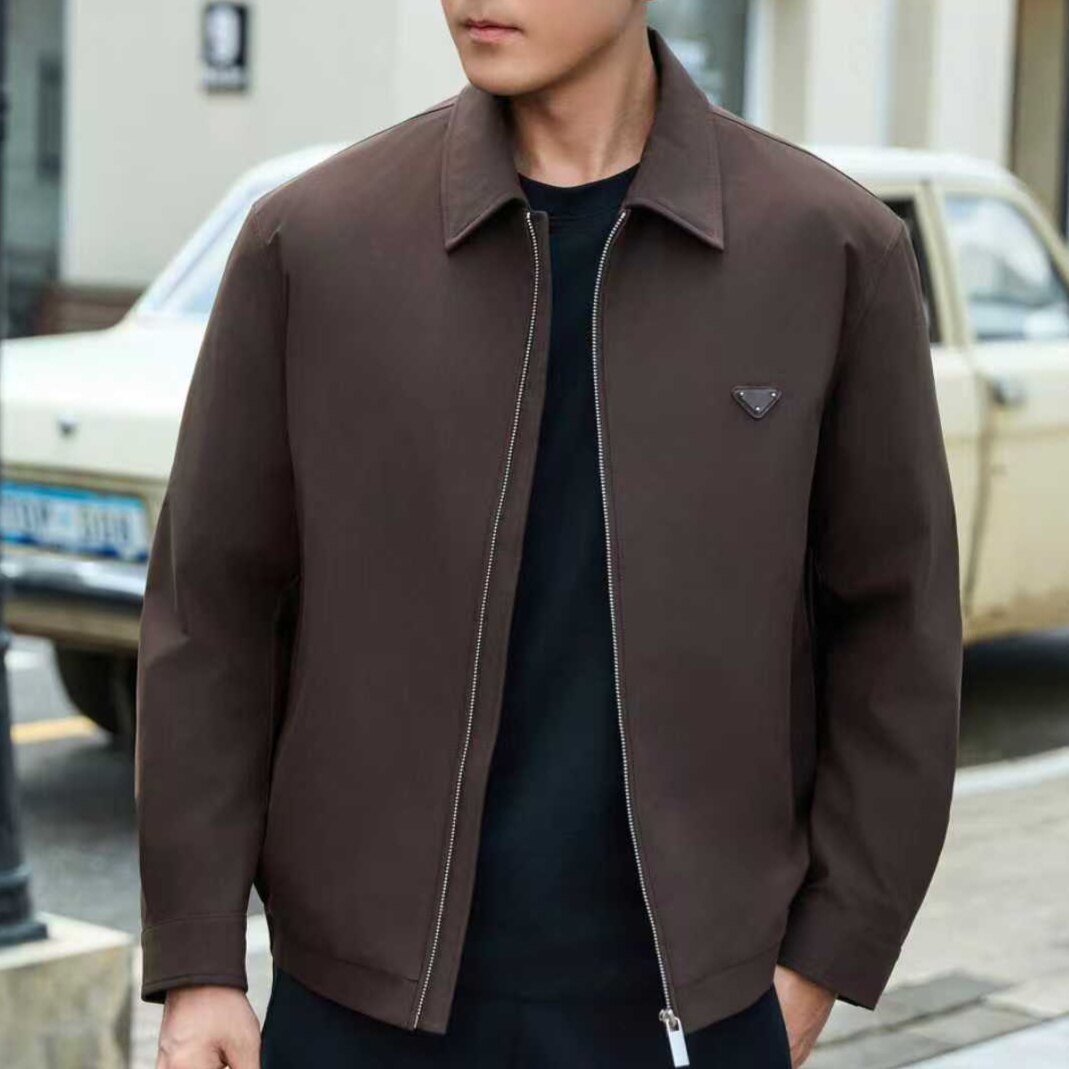 中青年翻领轻薄羽绒服翻领时尚休闲男士冬季外套新款男装羽绒衣潮