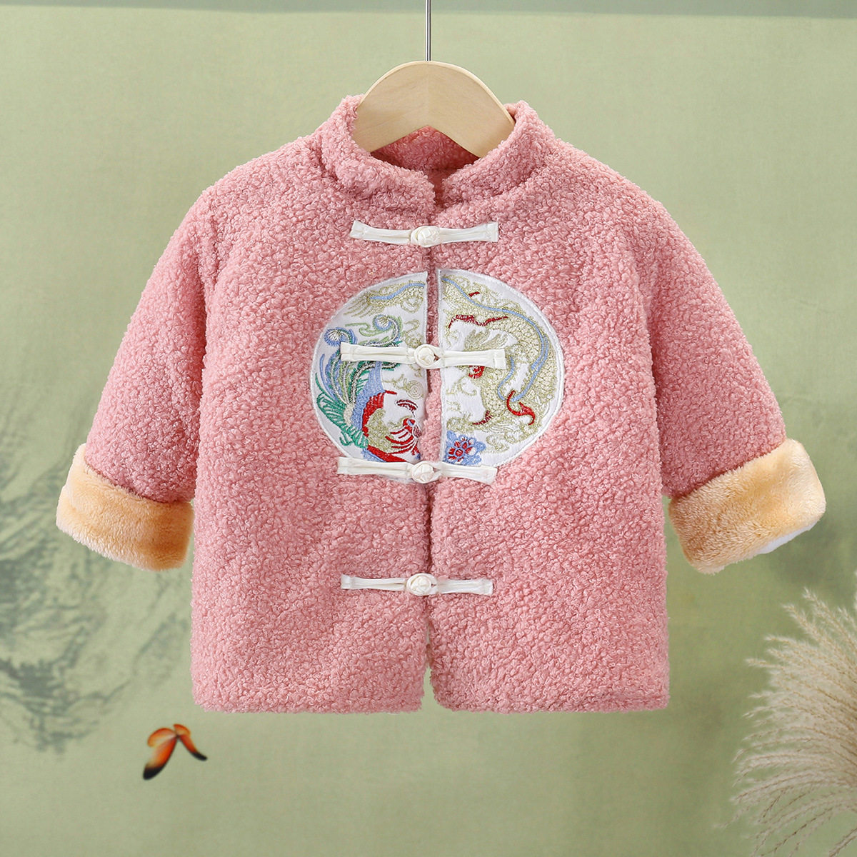 秋冬棉衣1-2-3岁新款棉服外穿棉袄新款国风内胆男女宝宝拜年装