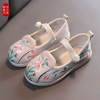 Ханьфу, женская тканевая детская маленькая осенняя обувь, для девочки, ручная работа