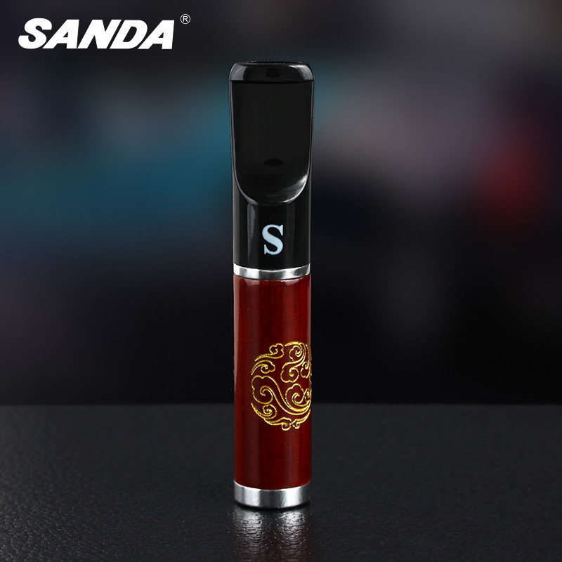 sanda三达烟嘴 南非花梨木过滤循环型可清洗烟嘴 sd-269 健康烟具