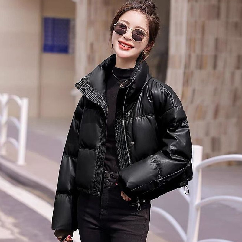 ZZT黑色反季大码秋冬羽绒棉服