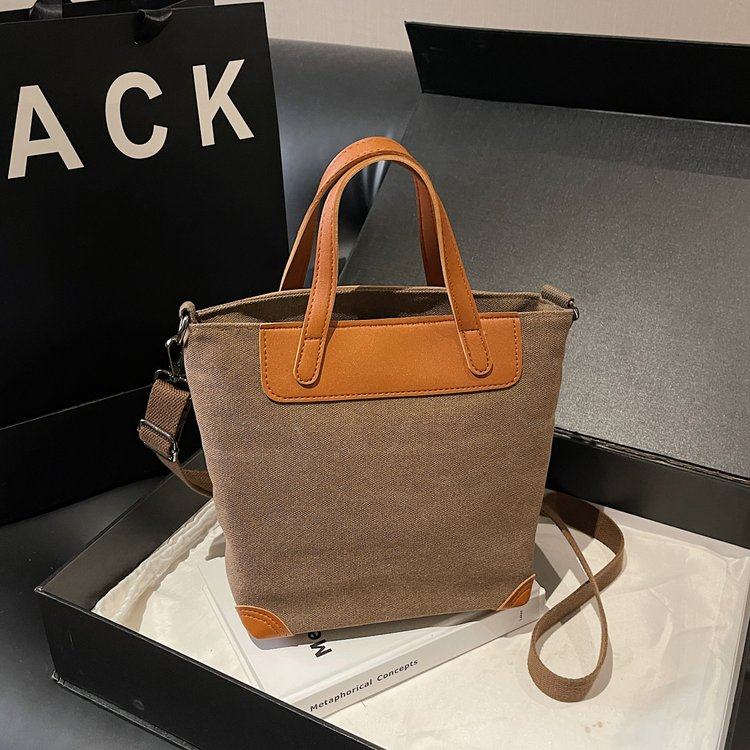 秋冬复古手提小包包女鹿皮绒通勤斜挎水桶包小众百搭大容量托特包,箱包皮具/热销女包/男包,单肩包,淘宝优惠券,粉丝福利购,淘宝优惠卷