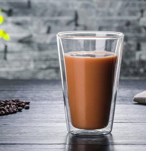 耐高温透明双层玻璃杯保温咖啡杯