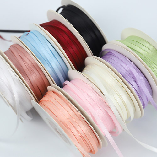 3mm丝带白色红缎带蛋糕装饰丝带蝴蝶结蛋糕装饰丝带蛋糕装饰丝带