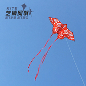 潍坊艺博风筝2020新款 蝴蝶风筝大型高档成人儿童卡通三角微风易飞