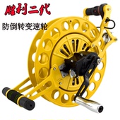 包邮 专业成人风筝轮 变速轮镁合金碟刹背带轮正品 胜利风筝轮线新款