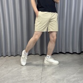 男士 休闲裤 拉链系扣三分裤 梭织纯棉休闲短裤 时尚 男款 3分裤 青年潮