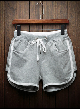 三分裤男潮 超短裤 纯棉运动短裤 跑步 健身 居家短裤3分裤沙滩裤