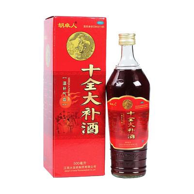 【胡卓仁】十全大补酒500ml*1瓶/盒