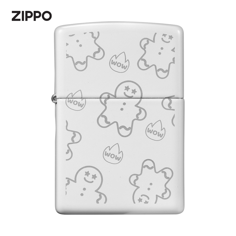 官方正品Zippo芝宝煤油打火机彩印快乐无罪姜饼人zppo送男士zipoo