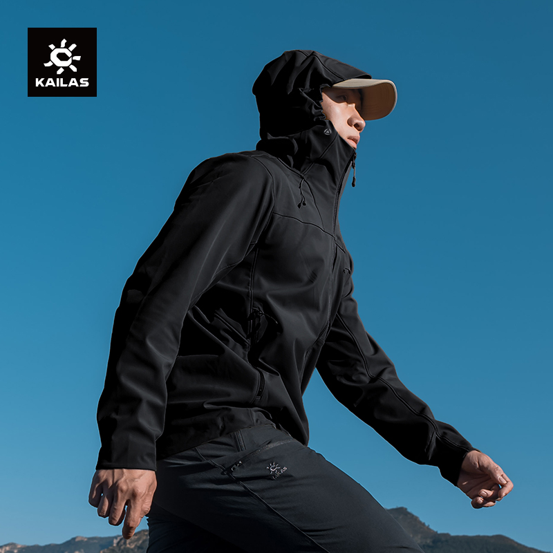 凯乐石软壳衣薄绒保暖