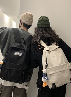 书包ins风简约日系背包韩版原宿ulzzang高中大学生男女情侣双肩包