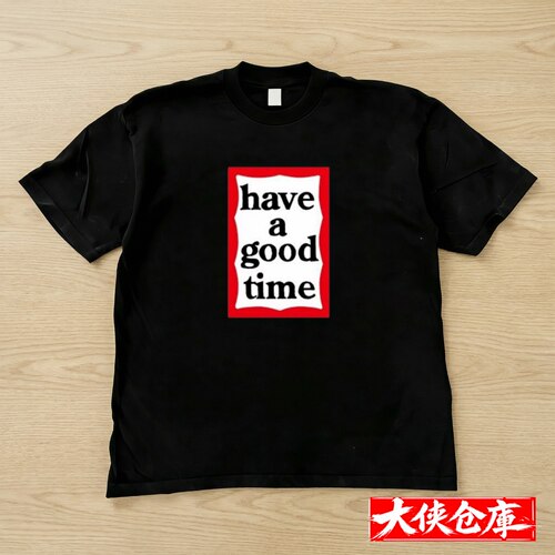 have a good time时尚美式潮流可爱运动时尚纯棉学生短袖