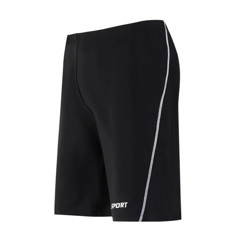 温泉男士胖人加大码加肥胖人长腿泳裤平角防尴尬男款泳衣男泳裤