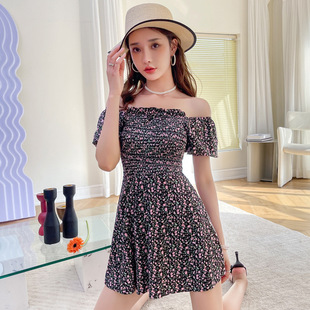 游泳衣游泳装 2026泳衣女遮肚显瘦保守小胸聚拢连体泡温泉新款 大码