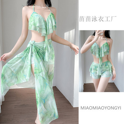 【琉璃岛】分体三件套泳衣女比基