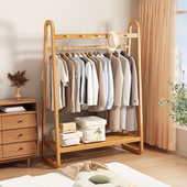 衣帽架落地卧室衣服架子家用轻奢多功能挂衣架立式 简易晾衣服架子