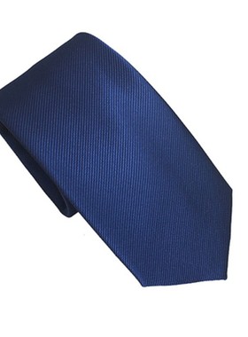 新款领创宝马4S店男士领带西装手打领带藏青色优质商务男纯色领带