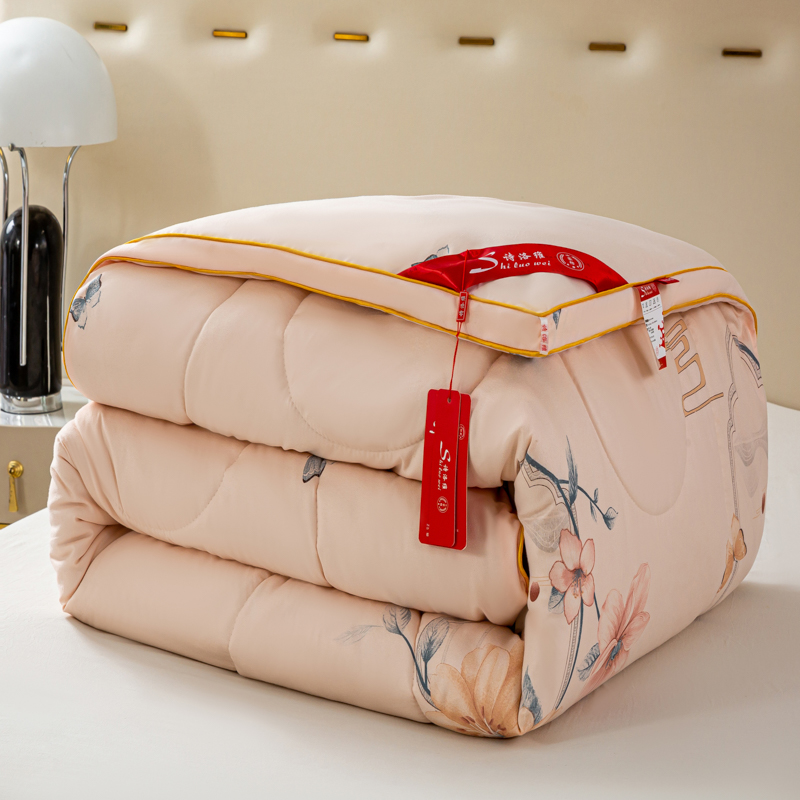 正品蚕丝被冬被全棉加厚双人床