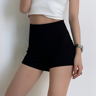 下衣下身消失失踪高腰黑色爵士跳舞蹈jazz女团安全打底短裤子春夏