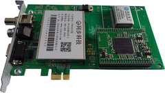 PCIe时钟同步卡GPS北斗双模卫星 IRIG-B（DC AC）IEEE1588V2输入