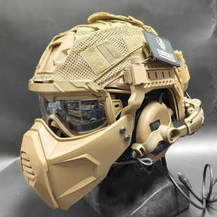 无贼战术头盔四目夜视仪大全套cod下场拍摄道具面具风镜cos模