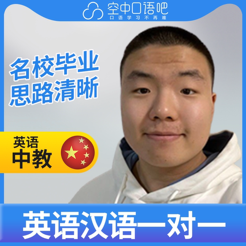 K英语中教Daniel老师英语口语练习1对1网课辅导25分钟/节