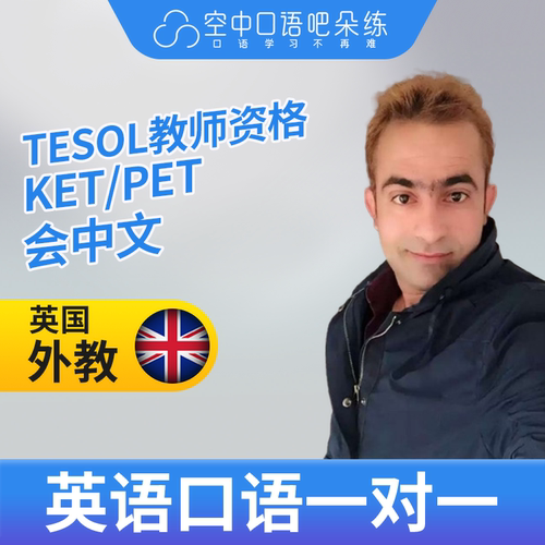 K英国外教Frank英语口语1对1网课辅导 25分 TESOL教师资格 会中文