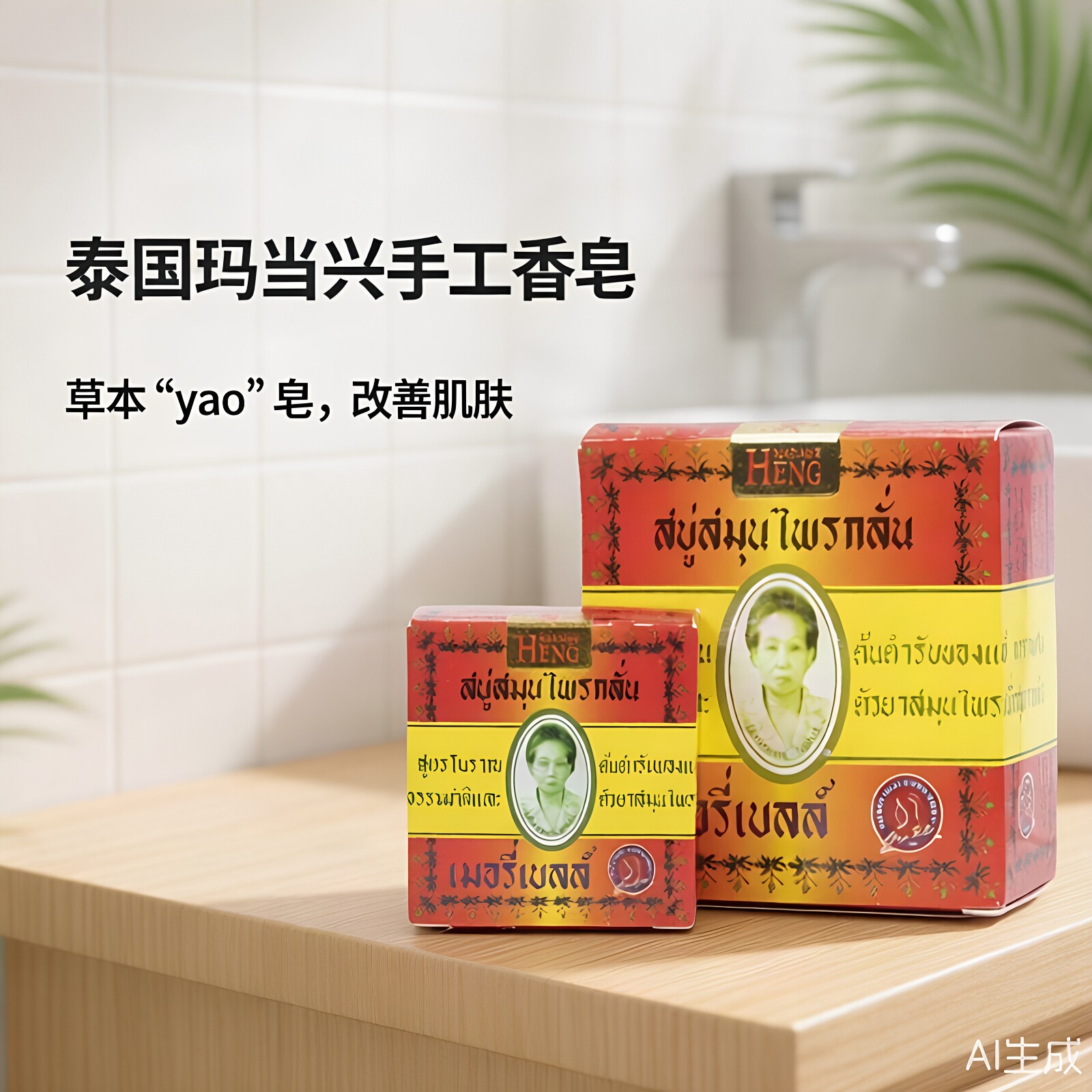 泰国香皂原装进口正品玛当兴洁面洗脸洗澡沐浴皂纯植物手工精油皂