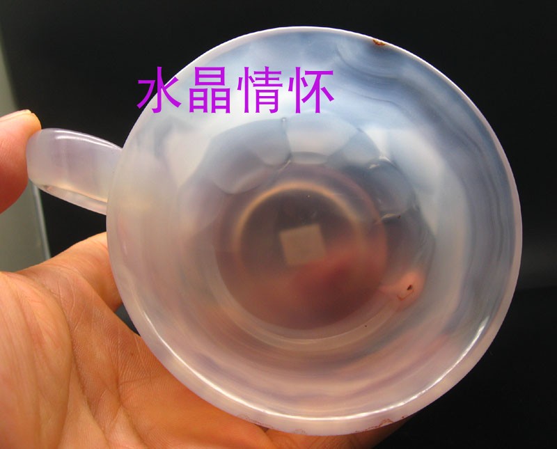 466天然玛瑙咖啡杯直径9.4厘米盐罐调料罐茶杯咖啡杯酒杯放糖图片